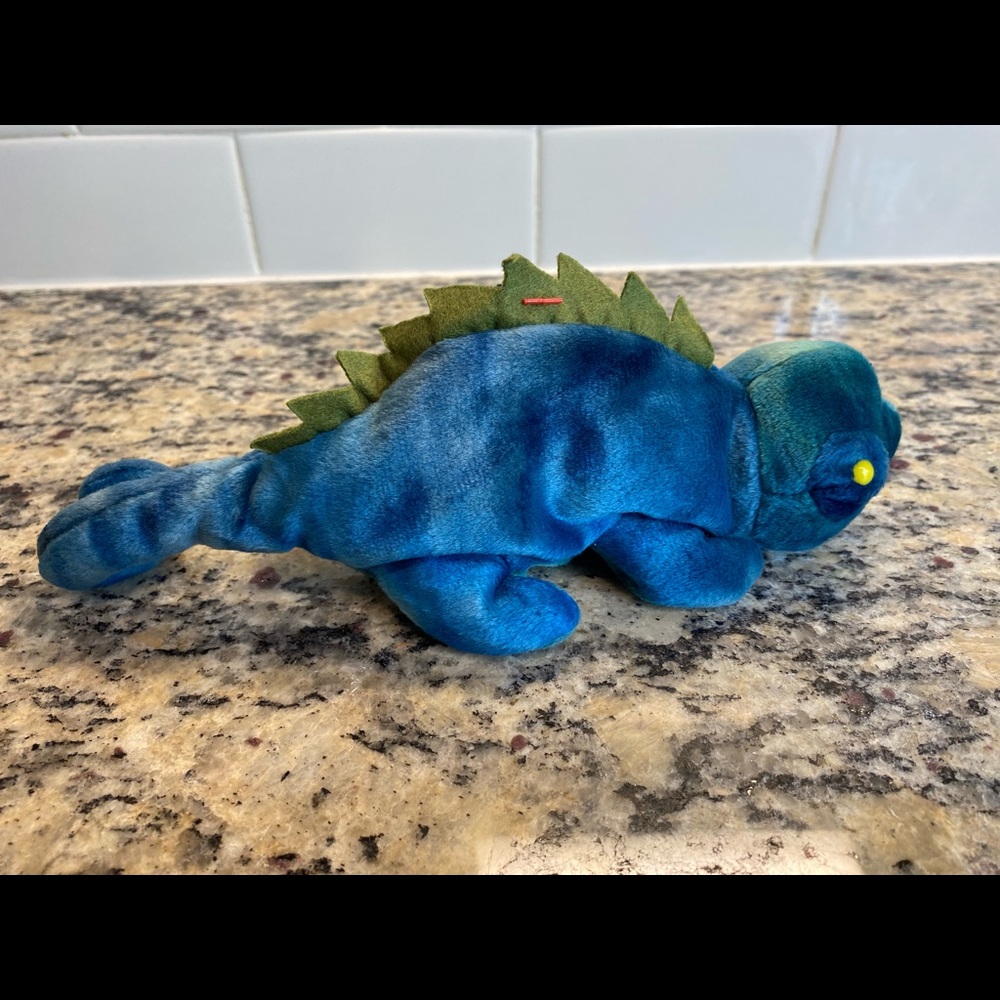 1997 TY INC. Beanie Babies Iggy the Chameleon. RARE with TAG ERRORS - Picture 2 of 8